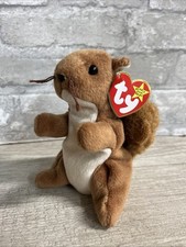 TY Beanie Baby - NUTS the Squirrel 5.5 inch - MWMTs Stuffed Animal Toy