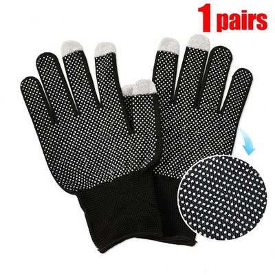 Nylon Voll Finger Handschuhe Damen Herren rutschfest UV Schutz Outdoor