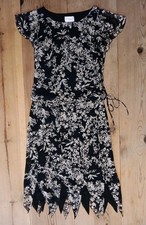 Adrianna Papell Boutique Women 10 Floral 100 Silk Skirt Set Outfit Black Beige