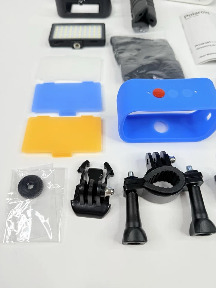 Polaroid iD922 Streaming Action Camera - Blue With Accessories - Image 2 of 4