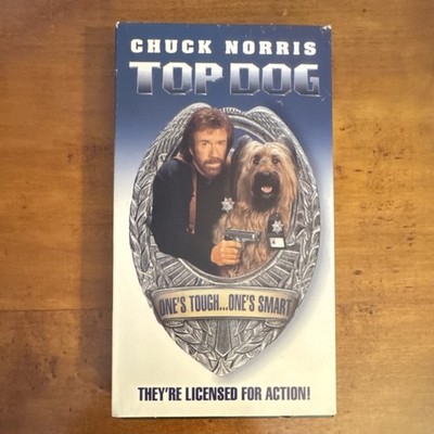Top Dog VHS Screener Chuck Norris Action NTSC
