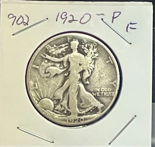 1920-P F (Fine) Walking Liberty Half