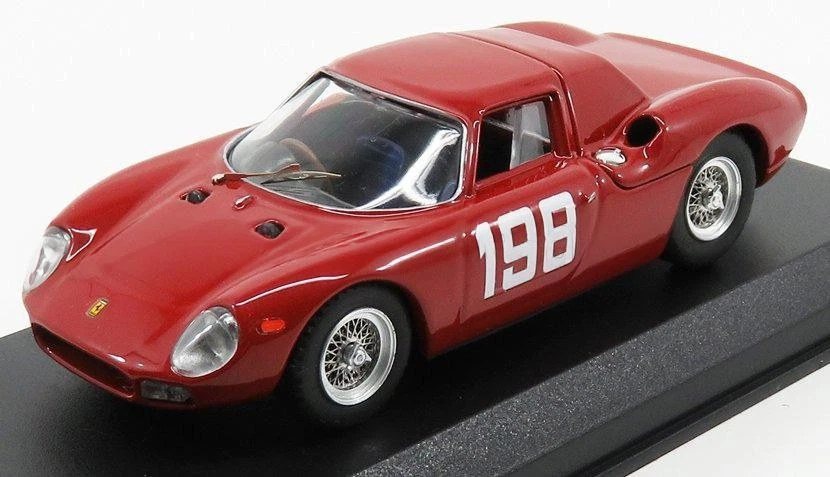 1/43 BEST MODEL FERRARI 250LM COUPE N 198 WINNER COPPA F.I.S.A. MONZA 1966 - Immagine 3 di 3