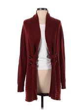 AB Studio Women Red Cardigan S