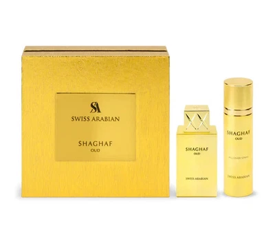 Swiss Arabian Eau de Parfum Shaghaf Oud 75 ml + Body Spray 75 ml Geschenset