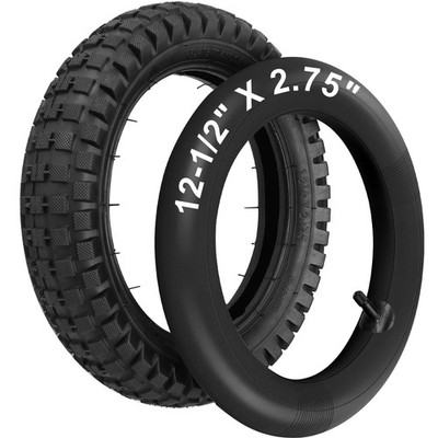 12.5x2.75 (12-1/2x2.75) Tire & Inner Tube Set for Razor MX350 MX400 Dirt Rock...