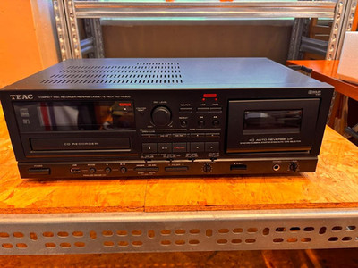 TEAC AD-RW900 CD Recorder Cassette Deck USB Audio Player Serviced Tested Japan