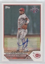 2023 Topps Pro Debut Auto Leonardo Balcazar #PD-190 Auto fm0