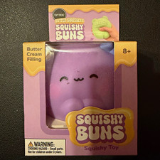 Top Trenz Squishy Buns Scented Squishy Toy Purple Foam 8.7in