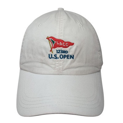 LACC 123rd U.S. Open Strapback Hat White One Size Classic Fit Ahead