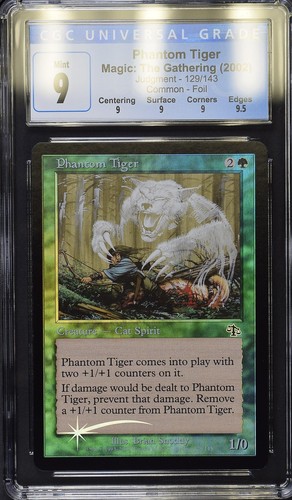 PHANTOM TIGER Judgment Foil C CGC 9 Q+ MTG [Nostalgium] - Picture 1 of 2