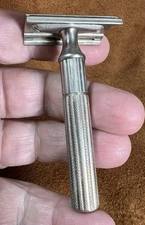 Gillette Fat Handle Tech Vintage Double Edge Safety Razor!