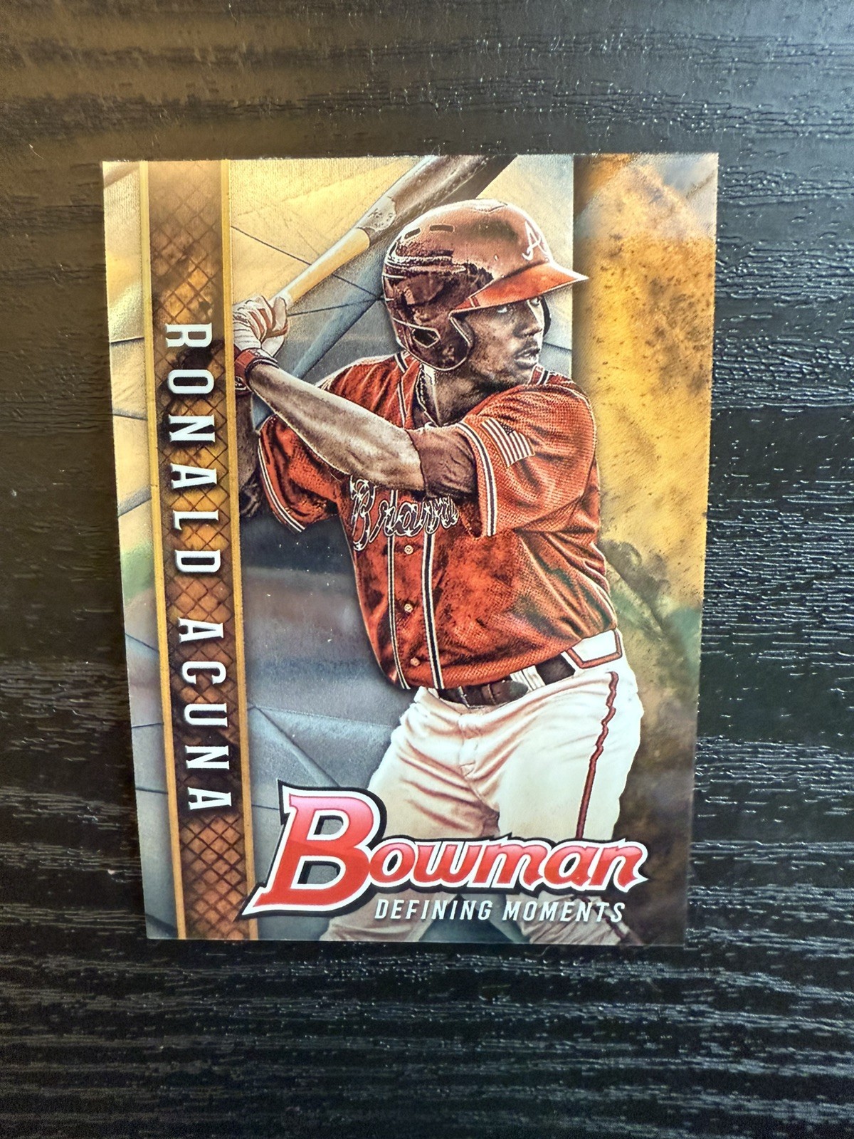 2017 Bowman Draft #BDM-RA Ronald Acuna Bowman Defining Moments