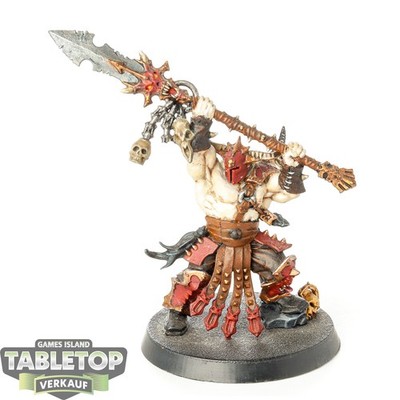 Blades of Khorne - Exalted Deathbringer with Impaling Spear - bemalt