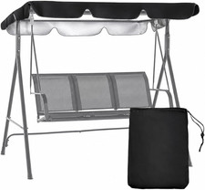 Patio Swing Canopy Replacement Top, 65x45/75x45/78x47/85x45 Outdoor 2/3 Seater