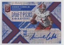 2018 Panini Elite Draft Picks Aspirations Blue /15 Simmie Cobbs Jr Auto 1dm4