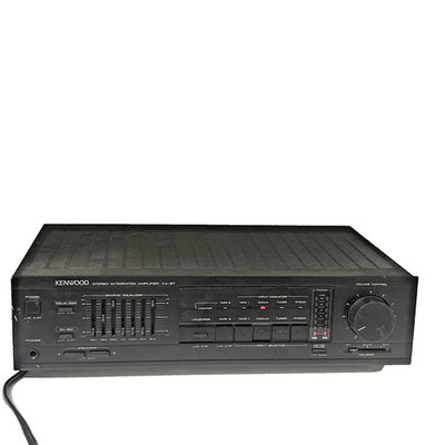 Kenwood KA-87 Stereo Integrated Amplifier Black Tested & Working