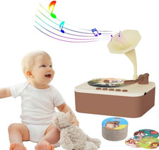 Kids Phonograph with 96 Cards, Story Music Player for Kids 3-12 Musical Sensory