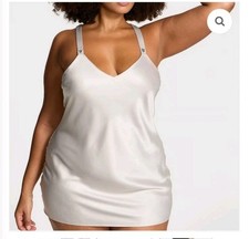  80 Victoria's Secret Shine Strap Slip Gown Strappy Back XXL