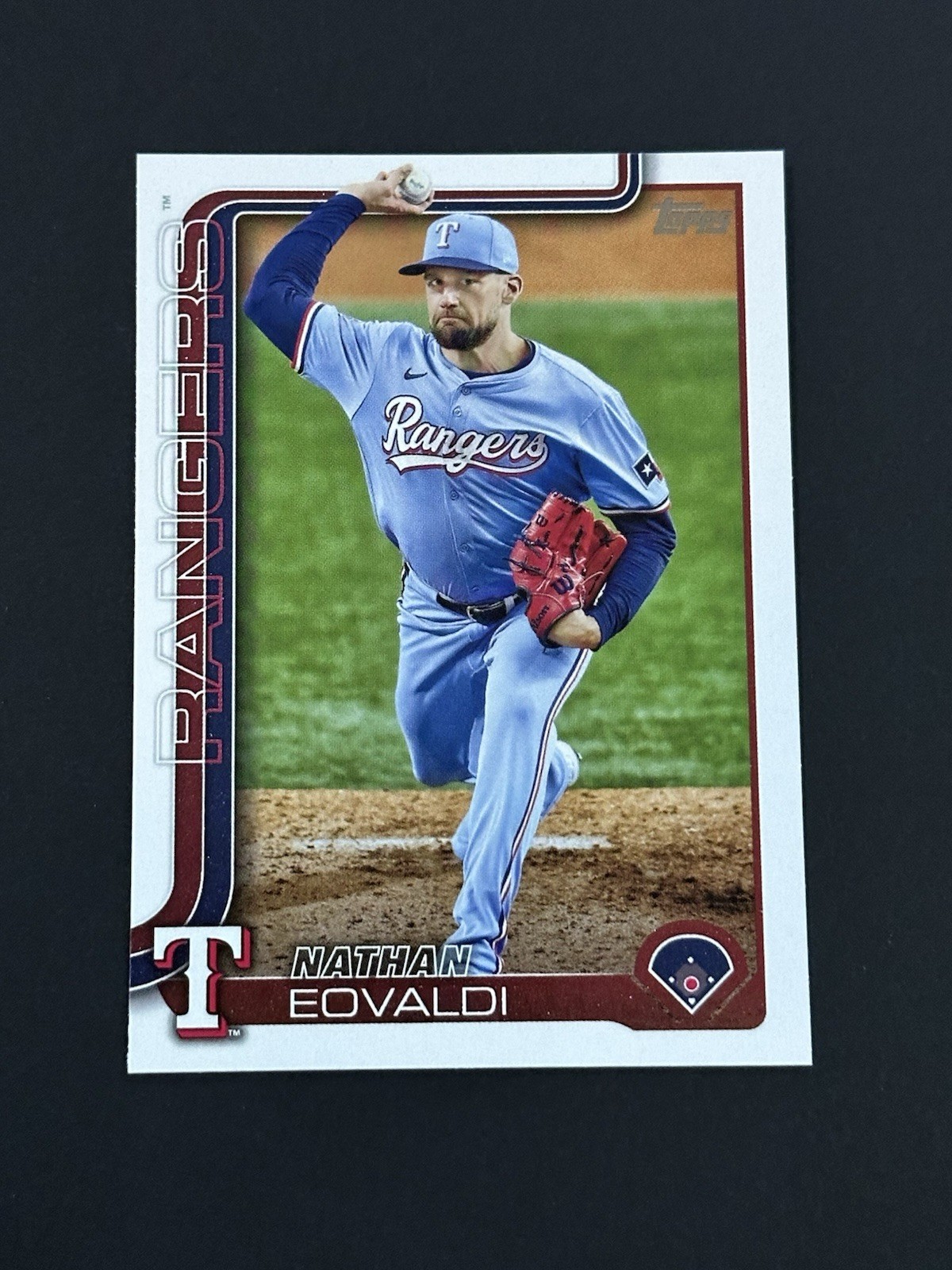 2025 Topps Series Nathan Eovaldi #130 Texas Rangers (V) UK