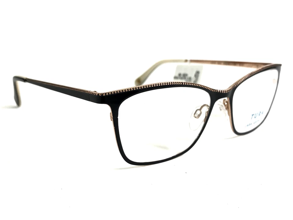 Оправы для очков Tura от Lara Spencer LS131 BLK черные розовое золото 53-16-140 - Изображение 2 из 4