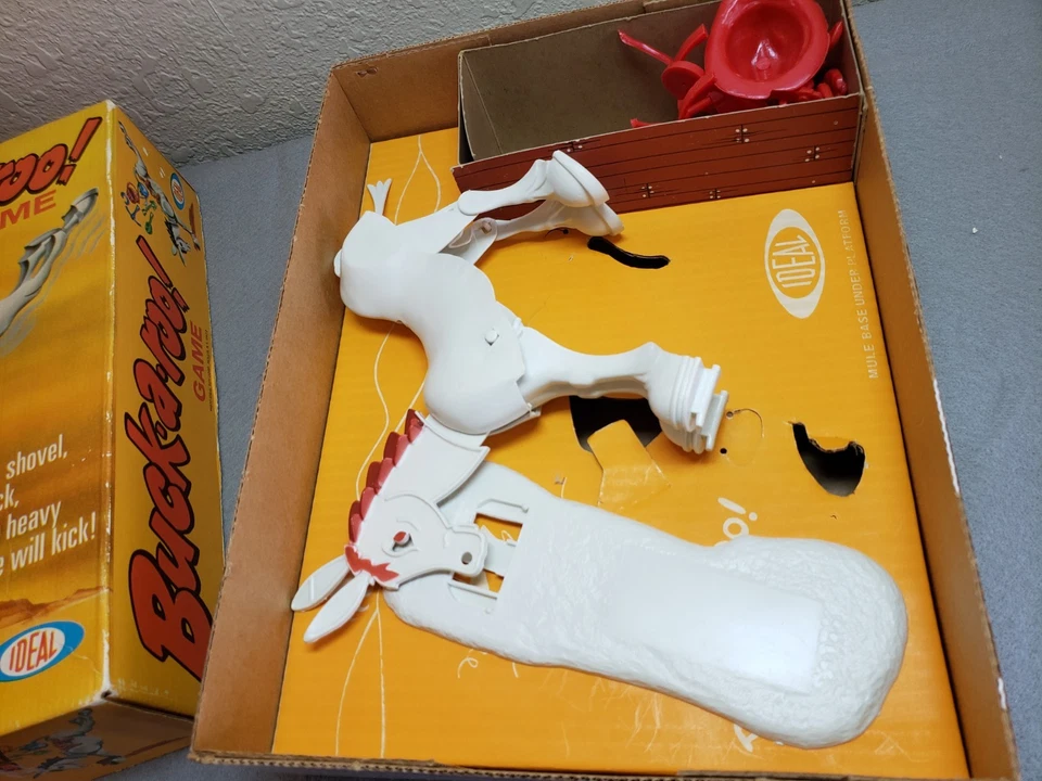 Vintage 1970 "Buck-A-Roo" Game, IDEAL Toy Corp. Game No. 2354-9 Preown, Complete - Image 4 of 4