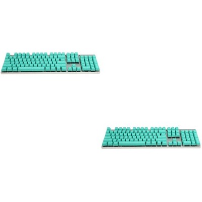  2 Sets Schlüsselkappen Tastatur Tasten Ersatz Spielschlüsselkappen