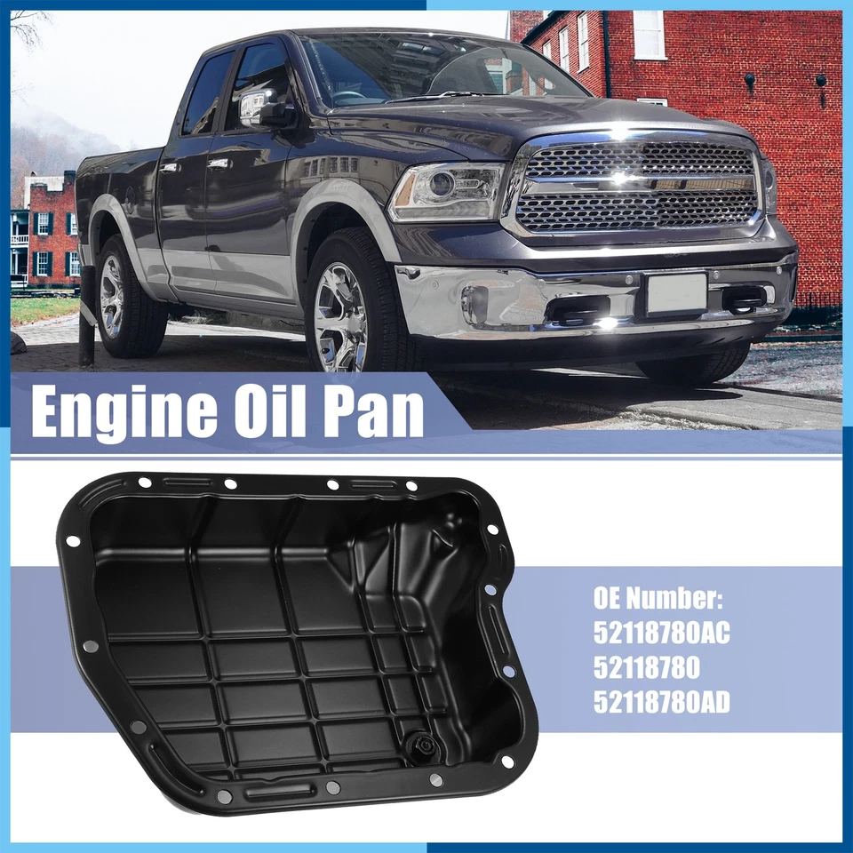 Pan de aceite de transmisión de motor 52118780AC para Ram 1500 2500 para Dodge Durango 1 pieza Foto 2 de 4