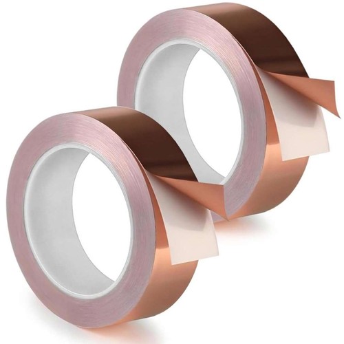 Nehaii Slug & Snail Repellent Copper Foil Tape, 20mm x25m (2 Pack), Slug