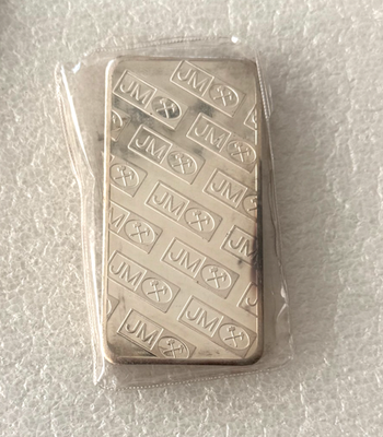 10 oz Johnson Matthey .999 Fine Silver JM Bar | eBay