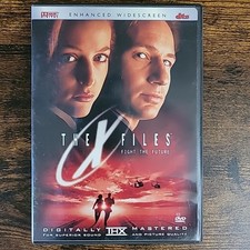 The X-Files FIGHT THE FUTURE DVD 1998 Mulder Scully Martin Landau FREE SHIPPING