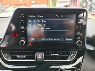 Toyota C-HR Design 2020-2023 Multimedia Sat Nav Touch Screen
