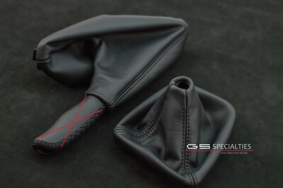 BMW E32 boots leather gaiters SHIFT boot EBRAKE boot INDIVIDUAL BLACK NAPPA