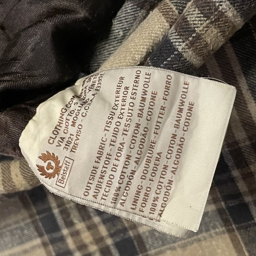 Chaqueta encerada dorada Belstaff Abrigo de cera para motocicleta Cuello de pana BEIGE para hombre Talla M - Imagen 18 de 24