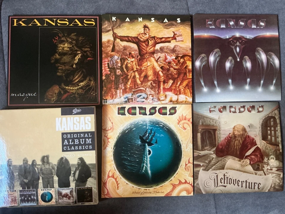Kansas 5 CD Box • Song For America • Point Know Return • Leftoverture • Masque - Bild 2 von 4