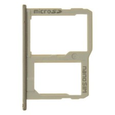 SIM Micro SD Card Tray for LG X Power 2 Silver Replacement Repair Replace Part