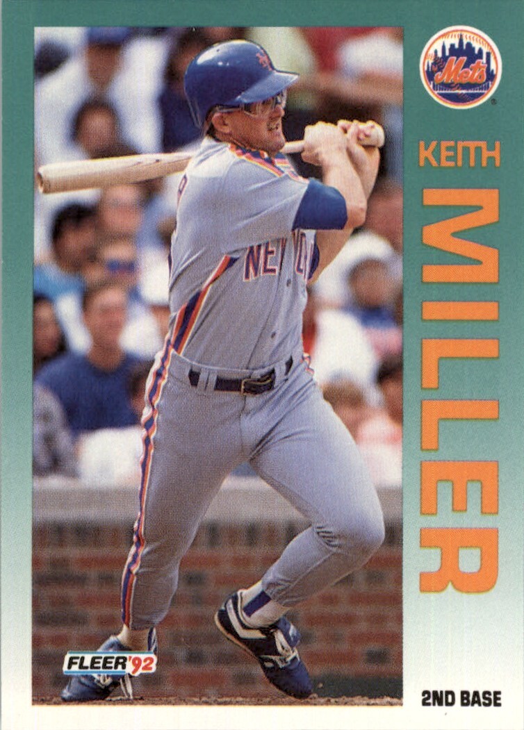 keith様 1992 Fleer MLB Keith Miller #513 | eBay