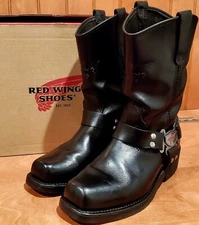 Red Wing 969 Motorcycle Boots Size 8.5D (Soft Toe) (USA)