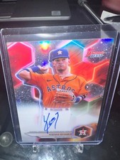 KENNI GOMEZ 2023 Bowman's Best On-Card AUTO BLUE Refractor /150  Baseball Astros