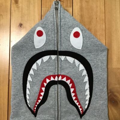 A BATHING APE bape MA-1 ジャケット　グレー BAPE SHARK MA-1 bomber jacket gray A Bathing Ape Size S | eBay