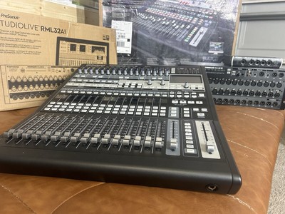PreSonus STUDIOLIVE RML32Ai,CS18Ai,switch AVB SW5E. Mixer Digital Audio 32ch/64
