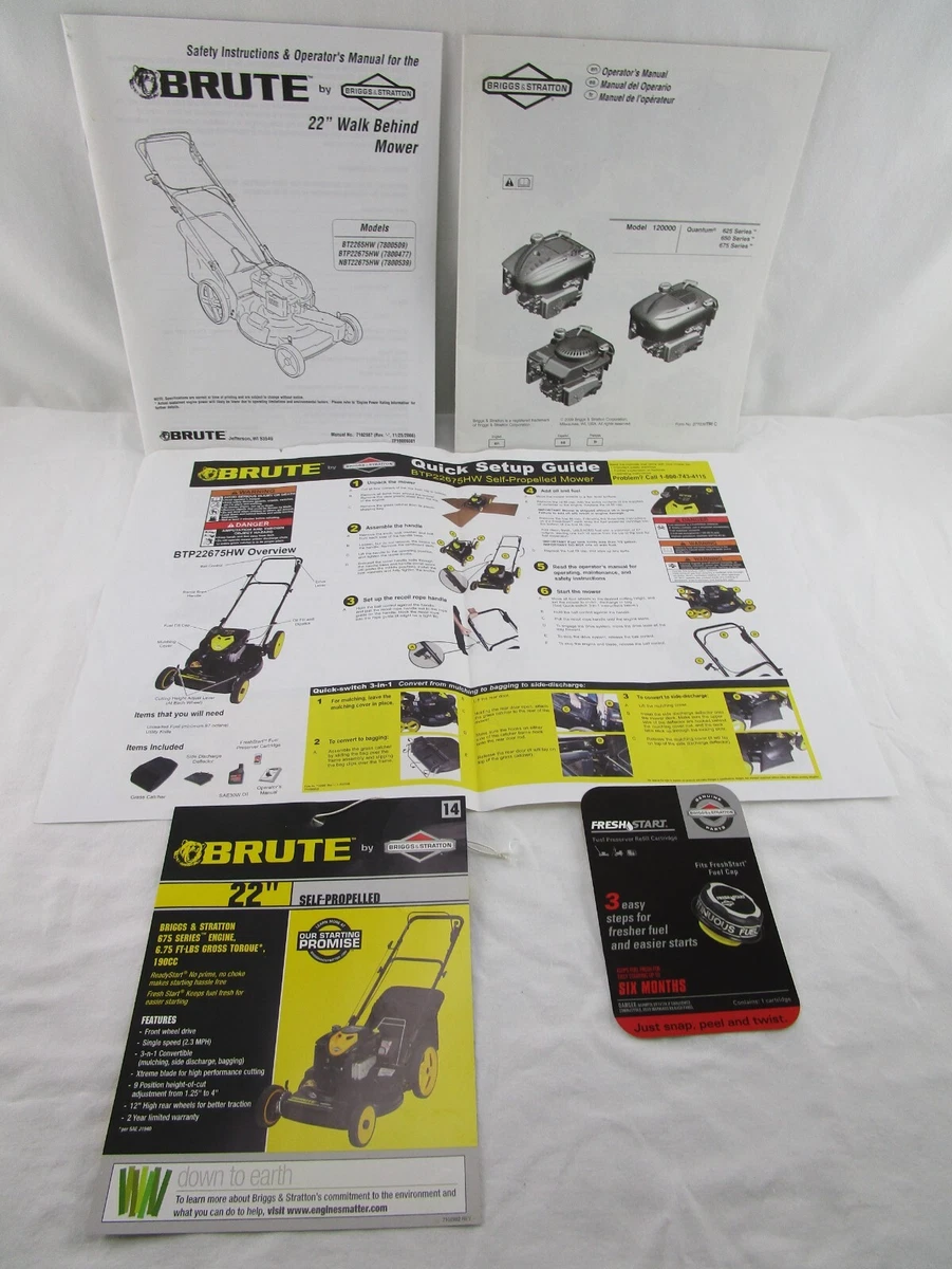 Brute lawn 2024 mower manual