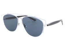 Dior Technologic Sunglasses Light Blue/Black PQXA9 Navy Lens PQXA9 NEW