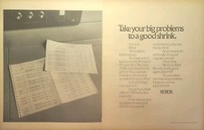 Xerox 7000 Reduction Duplicator Shrink A Big Problem Vintage Print Ad 1972