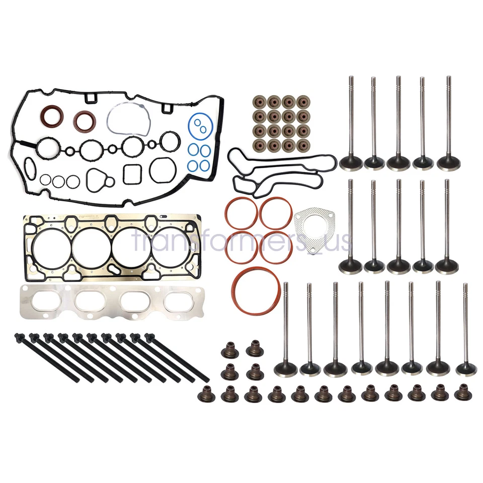 Head Gasket Bolts&Intake Exhaust Valves For 2011-2017 Chevrolet Cruze Sonic 1.8L - Изображение 2 из 4