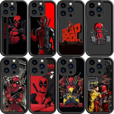 Deadpool+Wolverine Luxury Hard Matte Cover Case for Iphone 16 15 14 13 12 11 8 7