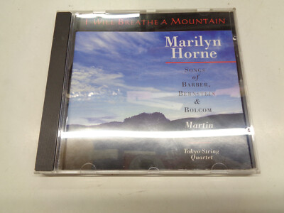CD    Marilyn Horne - I Will Breathe a Mountain. Songs by Barber, Bernstein and 