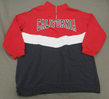 Divided H M Sweater Adult Large Multicolor California Logo Quarter Zip Mens L