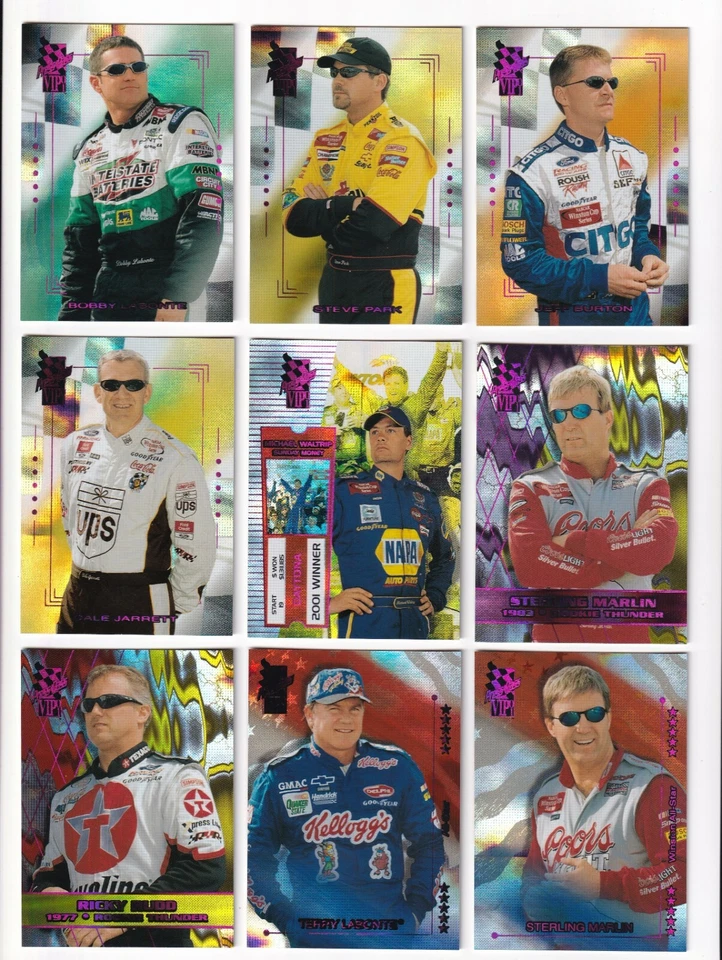 2001 VIP EXPLOSIVE LAZER NUMBERED PARALLEL #LX43 Jeff Gordon #xxx/420! SCARCE! - Image 3 of 4