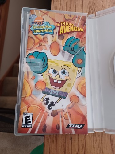 Spongebob Squarepants The Yellow Avenger Sony PSP CIB Complete 2006 - Picture 5 of 8